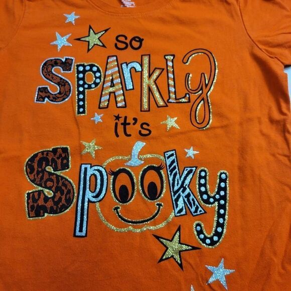 Halloween So sparkly it's spooky shirt L10/12 - Picture 2 of 3